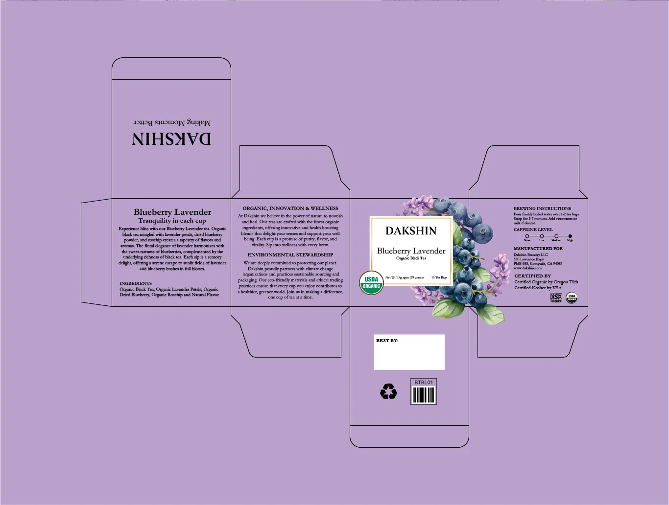 Dakshin tea box designs